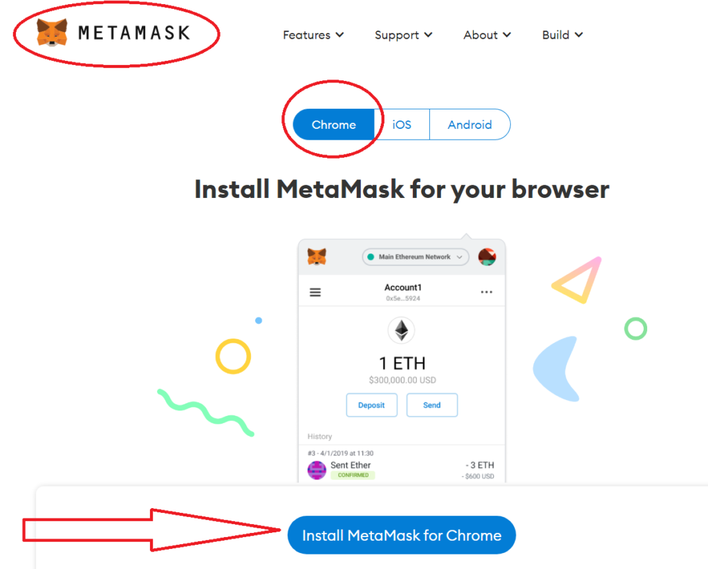 محفظة MetaMask -دليل شامل في شرح الميتا ماسك لتخزين عملة الإيثريوم.